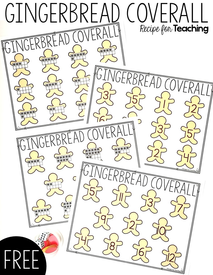 Gingerbread Coverall Games Recipe for Teaching