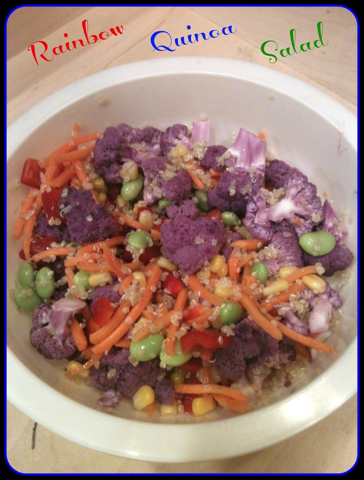 The Gluten Free Vegan Rainbow Quinoa Salad