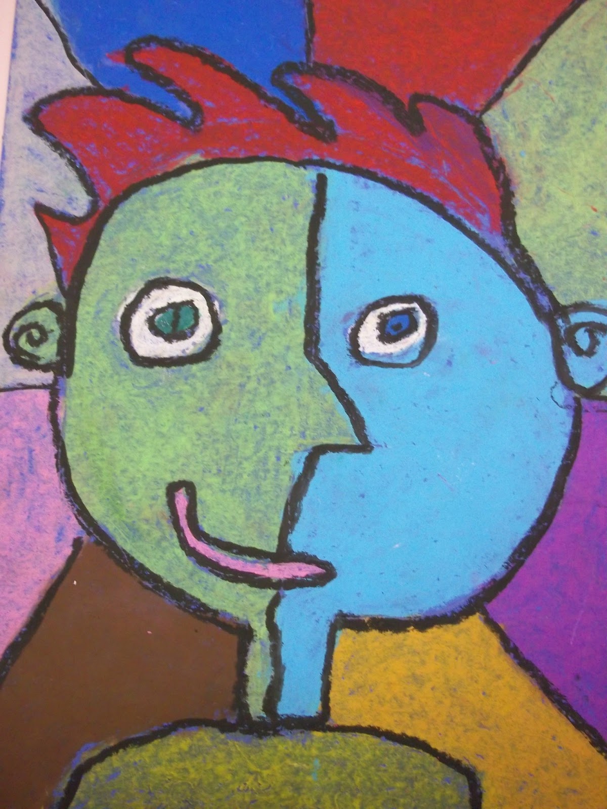 Art Kids of Benavidez Elementary: Self-Portraits - Picasso Style