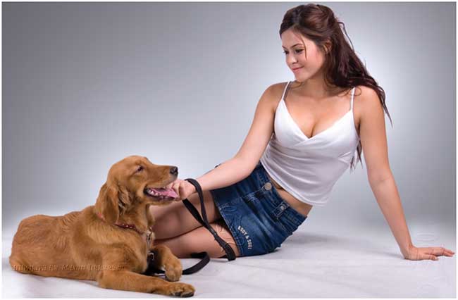 Girls with Dogs (Lucky Dogs! 