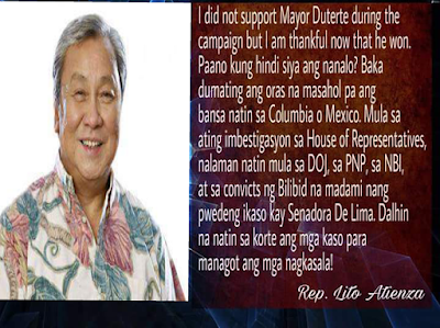 Congressman Lito Atienza Thanks President Rodrigo Duterte - Trending ...