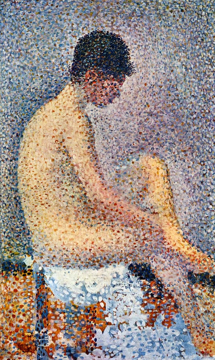 Nude Study Standing Poster Print By George Seurat