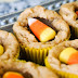 Easy Candy Corn Peanut Butter Cup Cookies