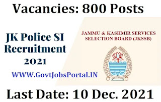 JK Police Recruitment