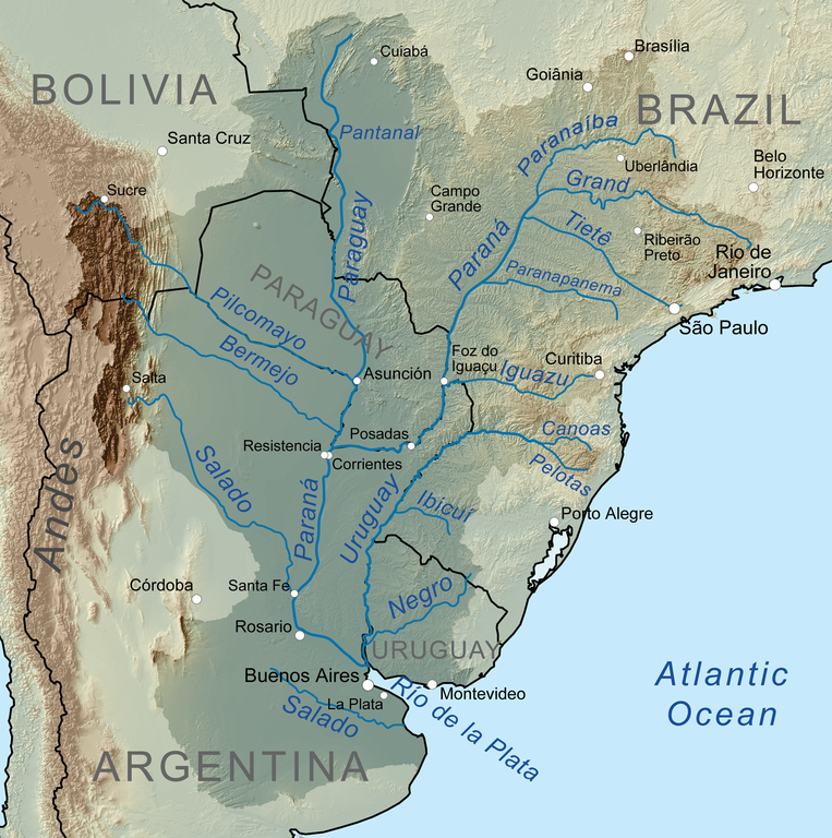 Rio de la Plata The widest river in the world