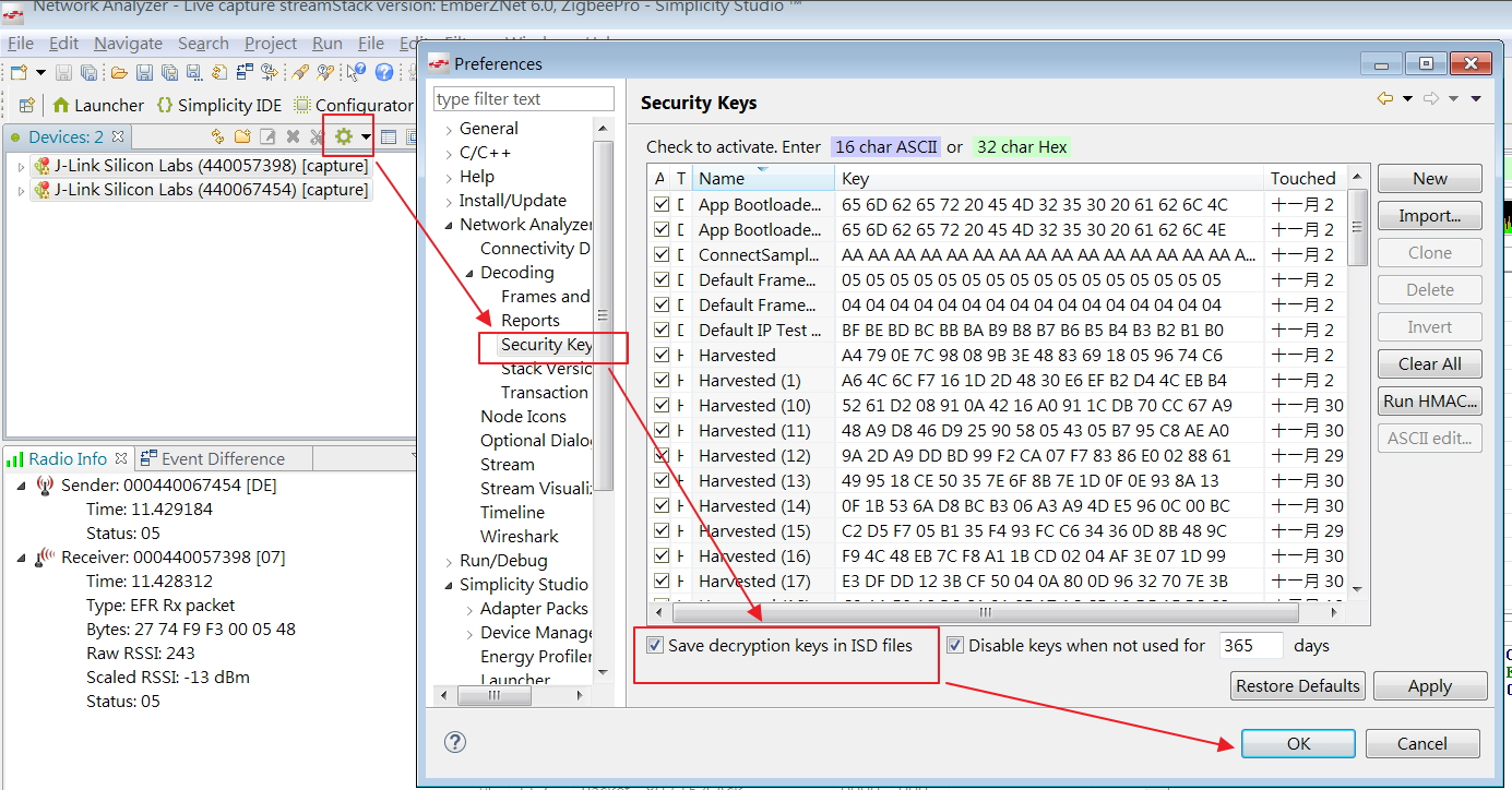ChihYuan How to use sniffer (Packet Trace ) base on EFR32