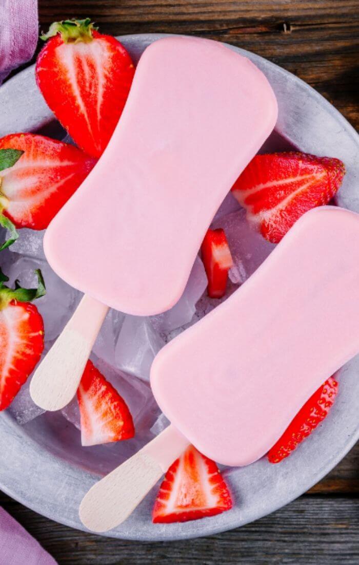 Strawberry Watermelon Yogurt Pops Recipe Everything Pretty