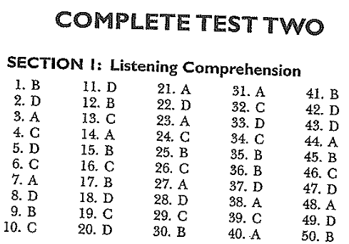 Terbaru Kunci Jawaban Toefl Section 2