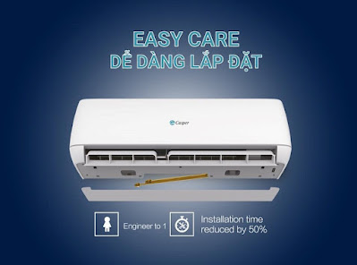 Thiết kế điều hòa Casper 24000btu inverter 1 chiều GC-24TL32 Thiết kế điều hòa Casper 24000btu inverter 1 chiều GC-24TL32