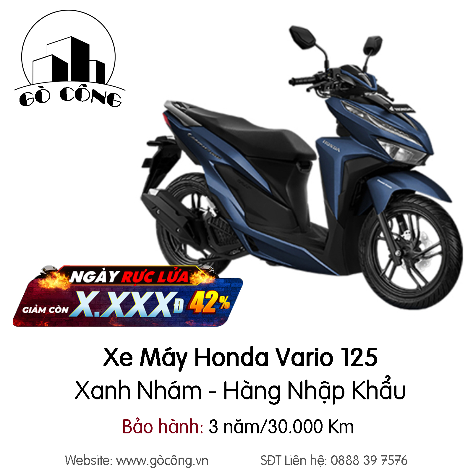 Honda Vario 125 2023 vẫn thiếu công nghệ an toàn về Việt Nam bị đội giá  trên trời
