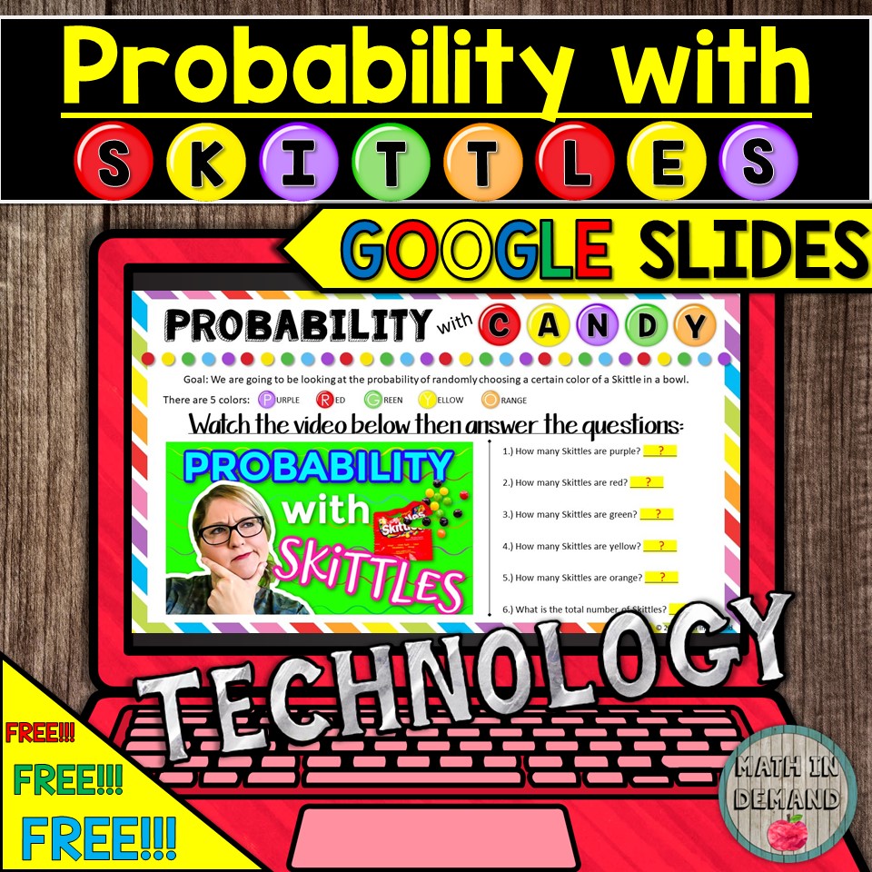 Math in Demand: FREE Probability with Skittles Activity in Google