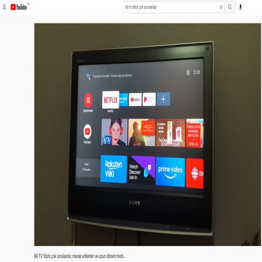 youtube com - mi tv stick - çok sorulanlar