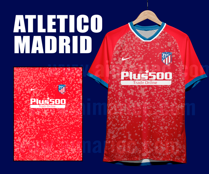 Camiseta Atlético Madrid 2021-2022 (Vector) 2