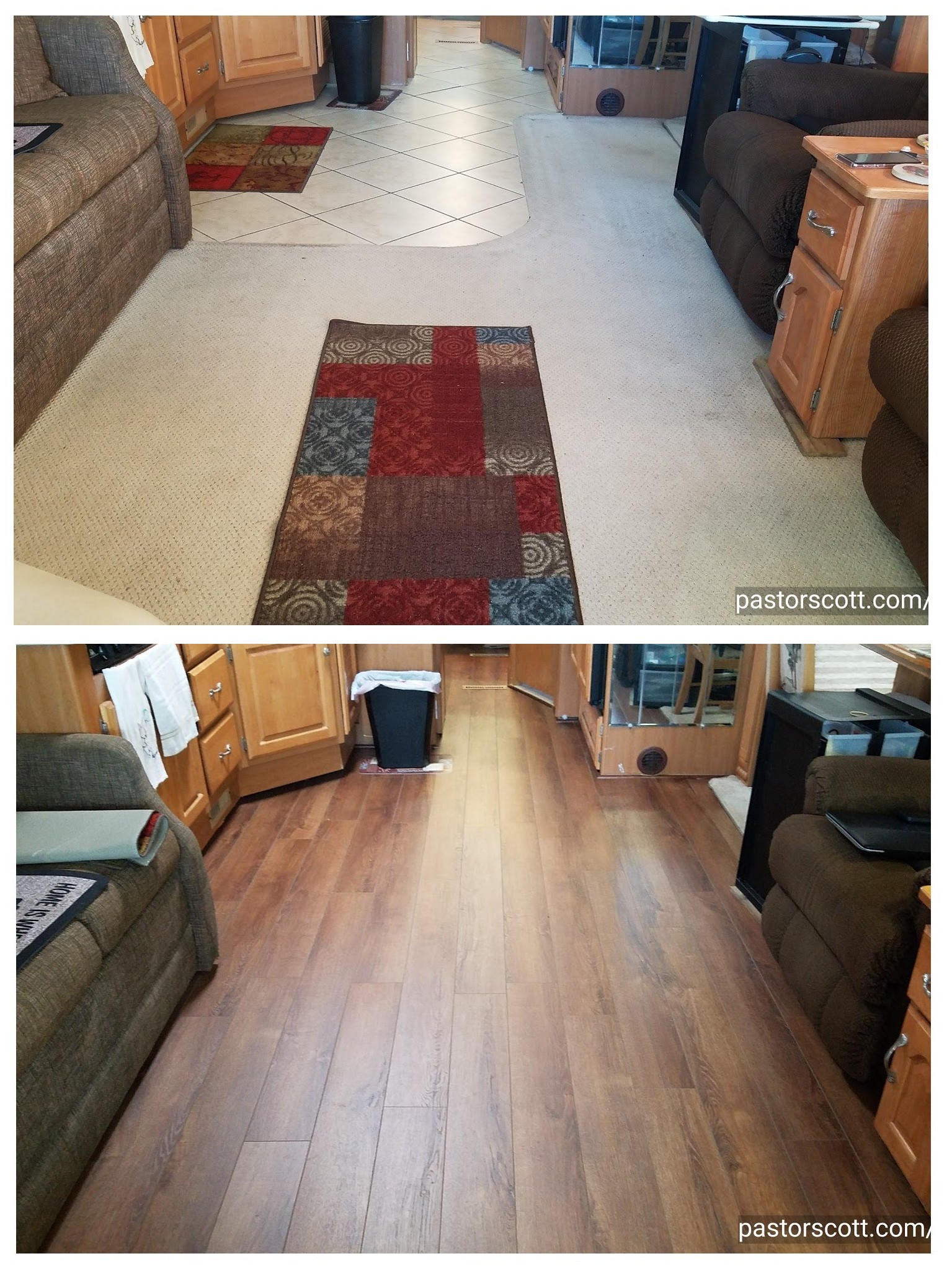 2021 Project new laminate floor Here and There