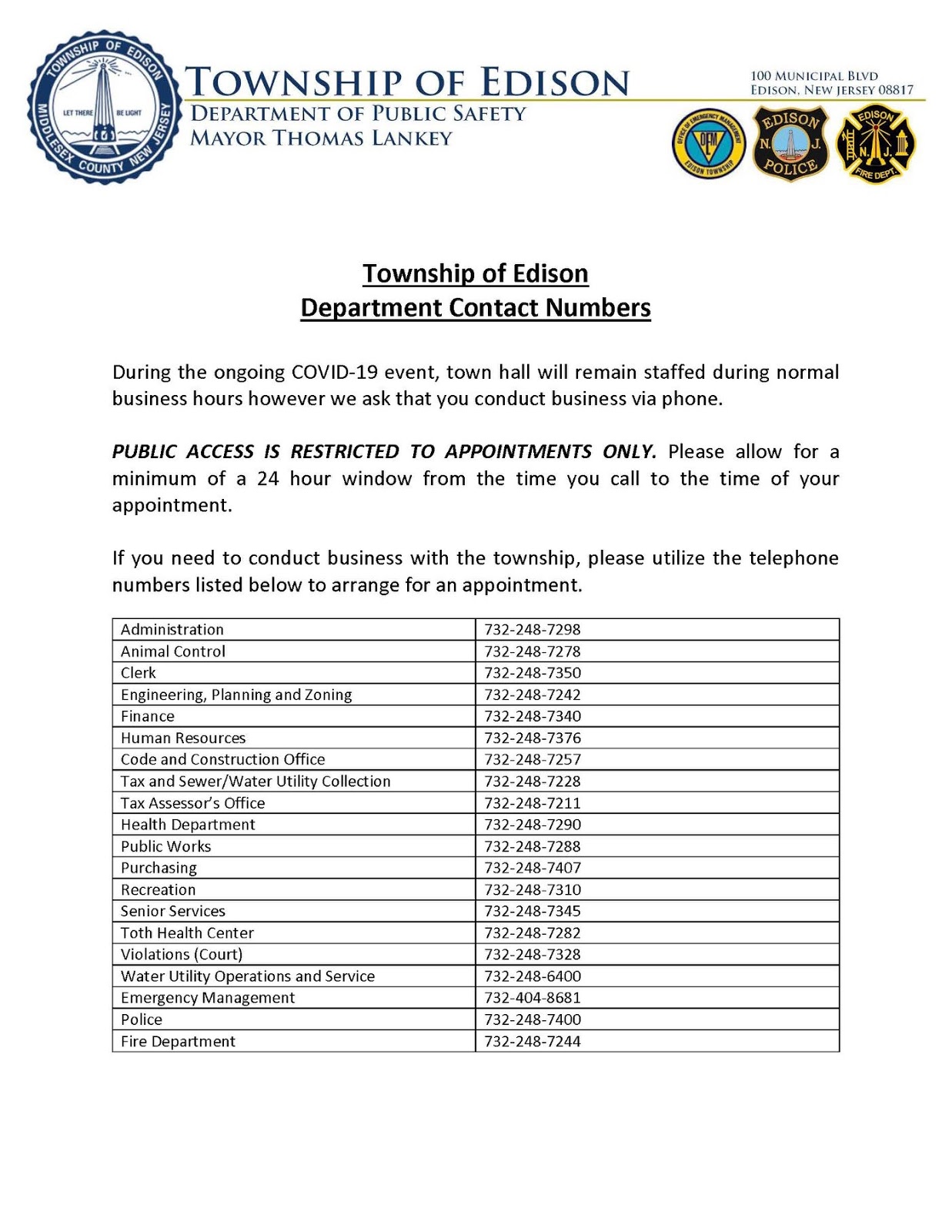 edison township registrar edison township registrar