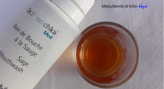 Colutorio de Salvia de Dr.Hauschka Med, detalle del producto