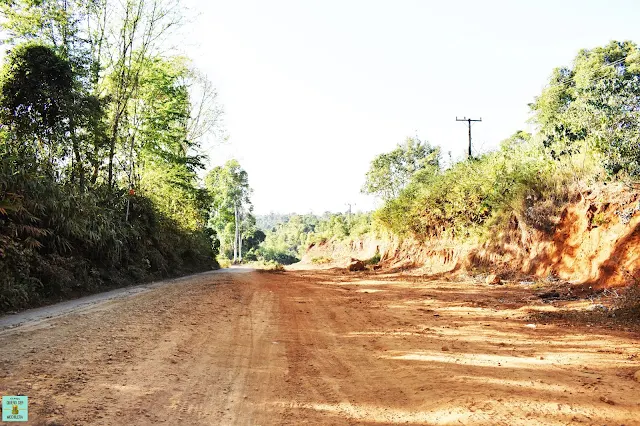 Caminos secundarios loop de Bolaven Plateau, Laos