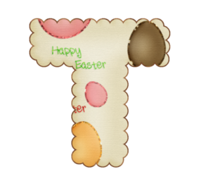 Happy Easter Abc. Abc Feliz Pascua.