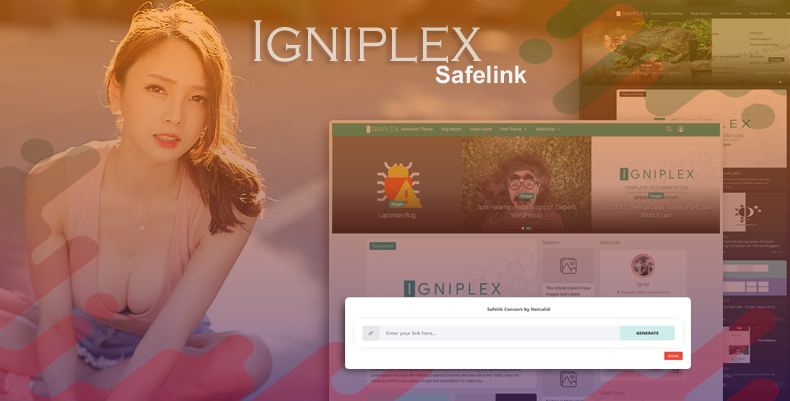 Igniplex 26 Safelink Blogger Responsivo