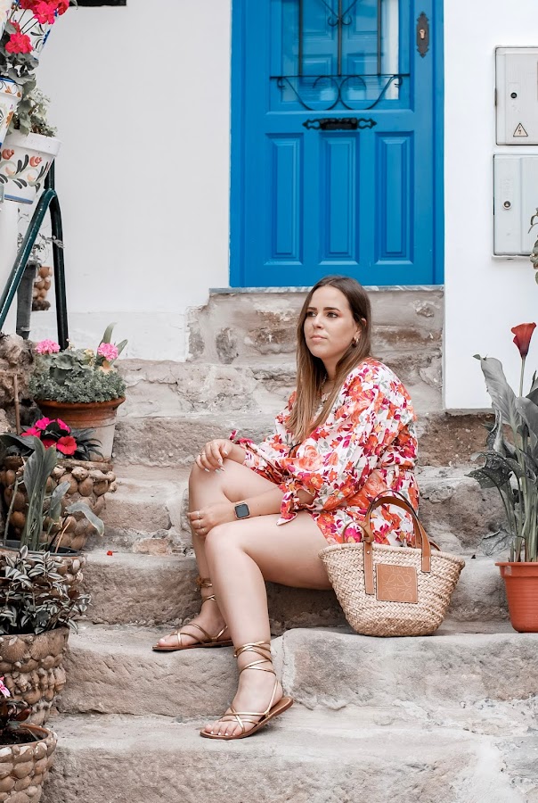 Outfit vestido de flores