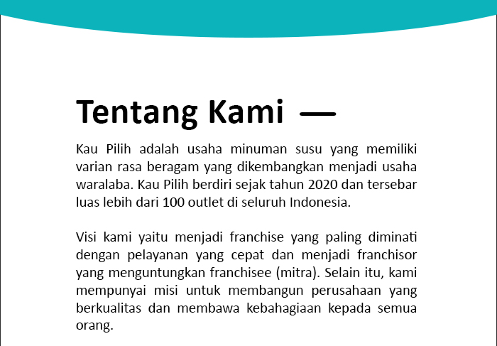 Gabung Waralaba Kau Pilih