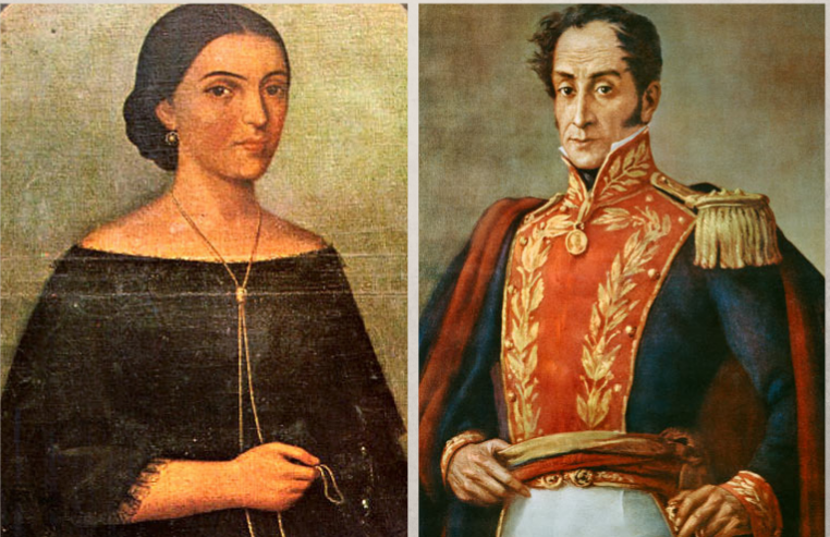 SIMON BOLIVAR Y MANUELA SAENZ EN BOLIVIA Historias de Bolivia