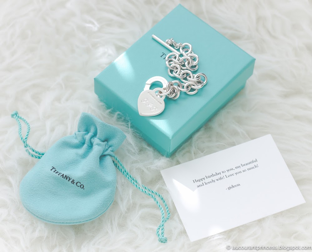 Tiffany & Co Bracelet with Personalized Hand Engraved Monograms