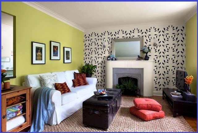 Two Colour Combination For Living Room | Exterior Wall Paint - Wall