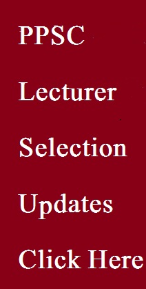 PPSC Lecturer Selection 2015