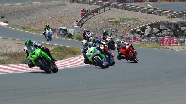 Primera carrera de resistencia de motociclismo, Copa de canarias de velocidad en Circuito, marzo 2016
