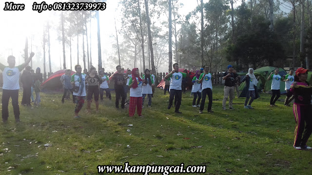 Gathering PT.LOREAL BANDUNG di Kampung Cai Rancaupas Ciwidey