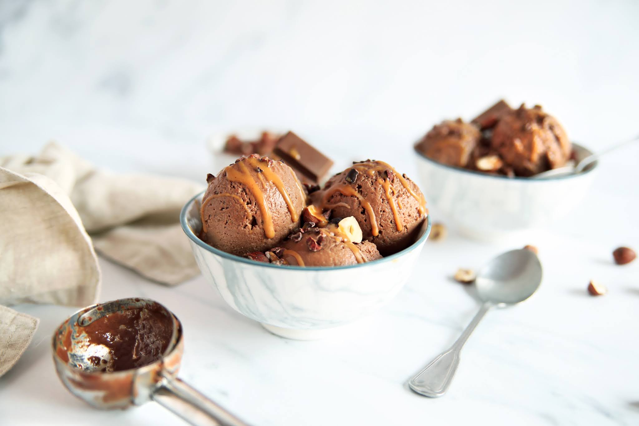 Hazelnut Cacao Ice Cream (v, gf)