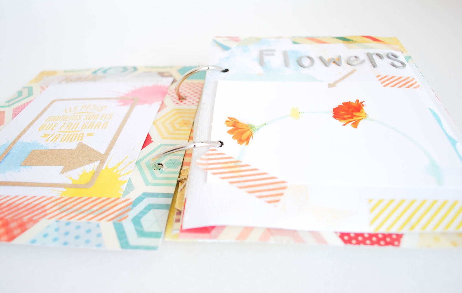 http://www.hommum.com/2014/06/diy-mini-album-de-scrapbooking.html #DIY #scrapbooking