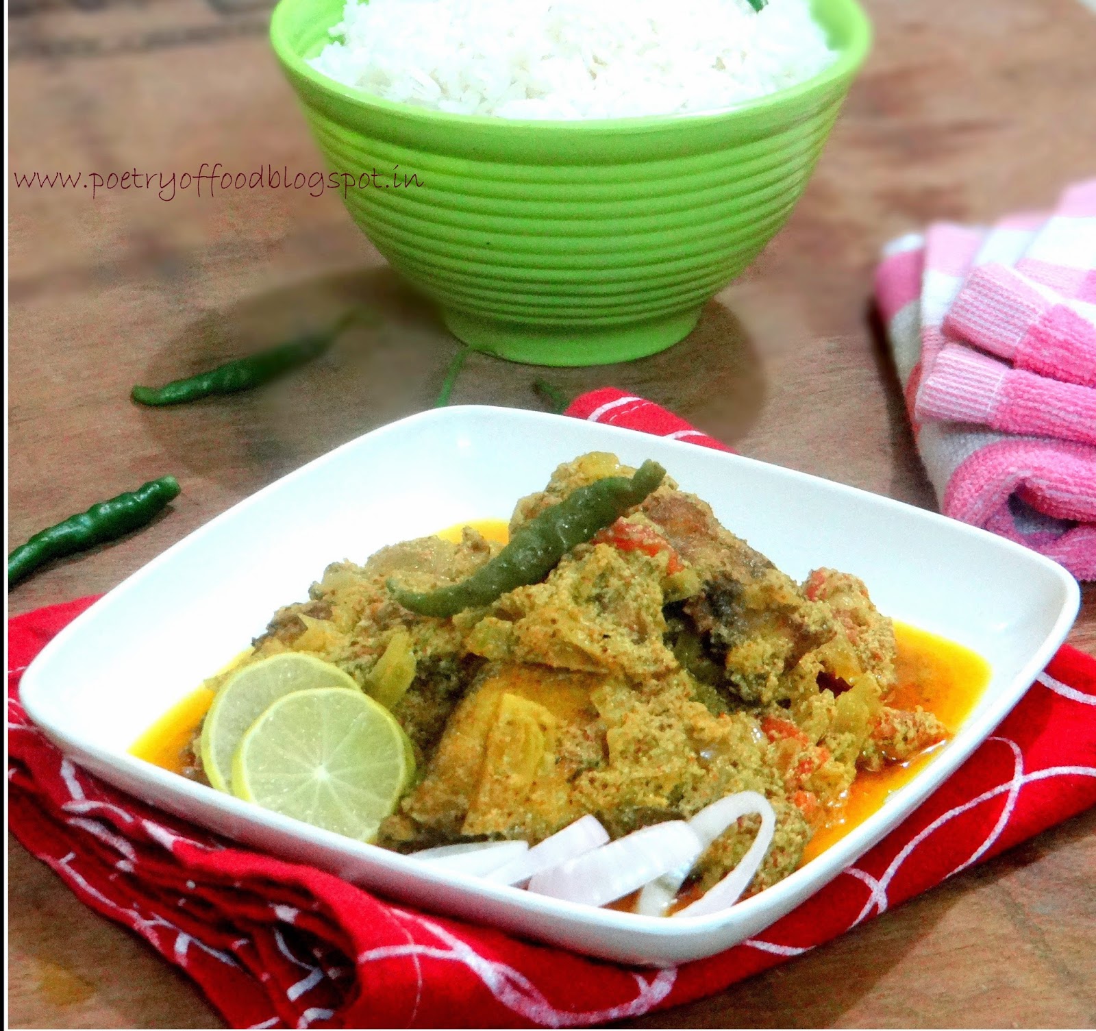 Poetry of Food Rohu Fish In Mustard and Poppy Seeds Paste.!!!