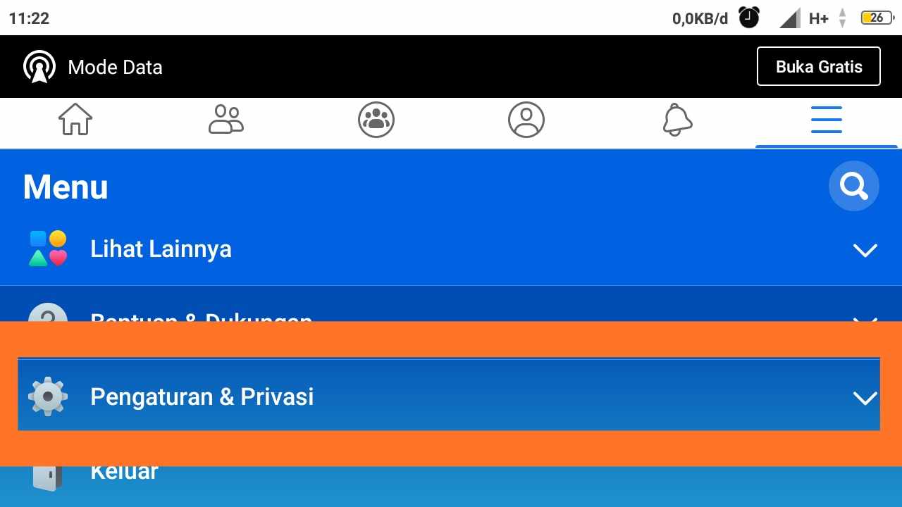 cara melihat orang yang memblokir fb kita lewat hp