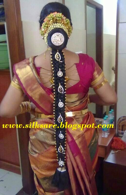 Photo for wedding hairstyle in tamilnadu