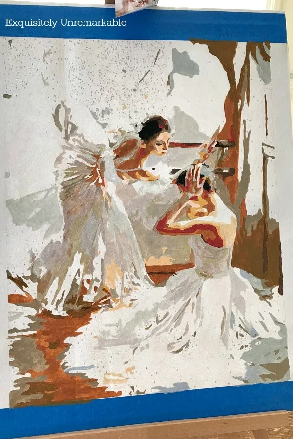 Ballerina Paint By Number kit