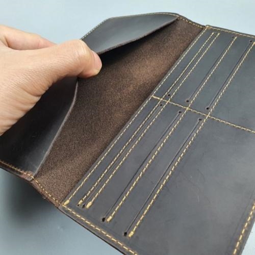 Ví dài cầm tay nam da bò sáp 9 f54695ae8 ea91 4ba7 8ada