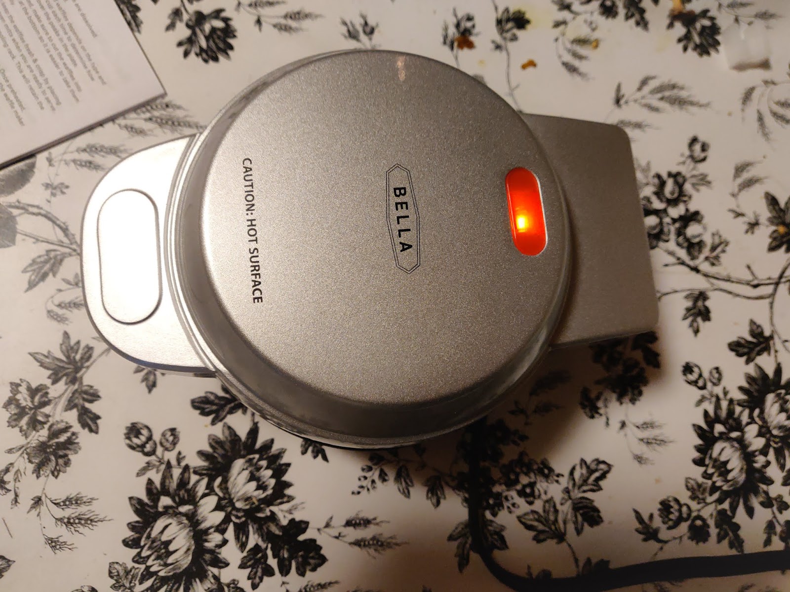 Waffles Recipe using BELLA mini snowflake waffle maker IamGeetha