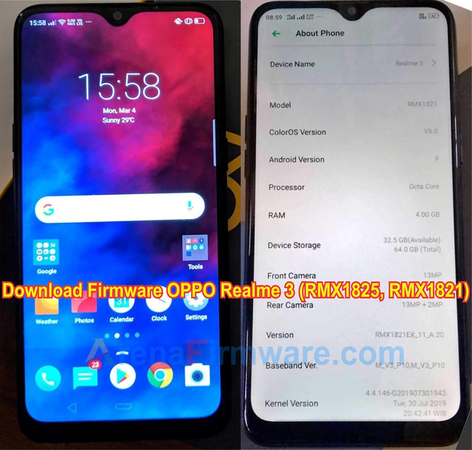 Download Firmware Realme 3 Rmx1821 Rmx1825 Tutorial Flashing Android Upgrade Downgrade Firmware Unbrick