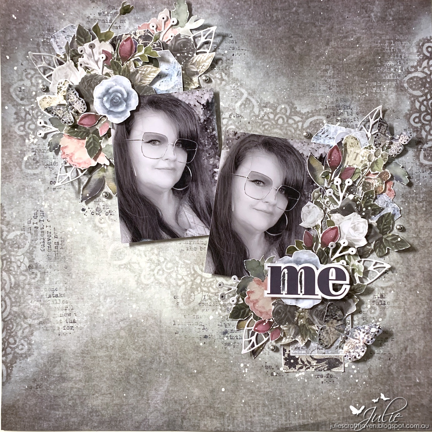 Me Layout Julie's Craft Haven