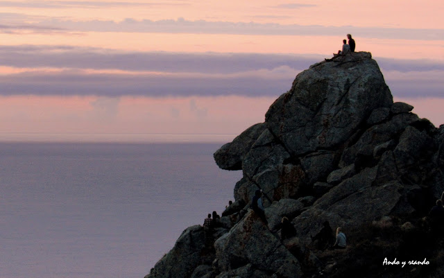 Puesta de so en Finisterre