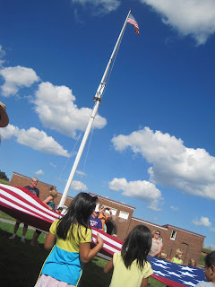 Stars and stripes over Fort McHenry