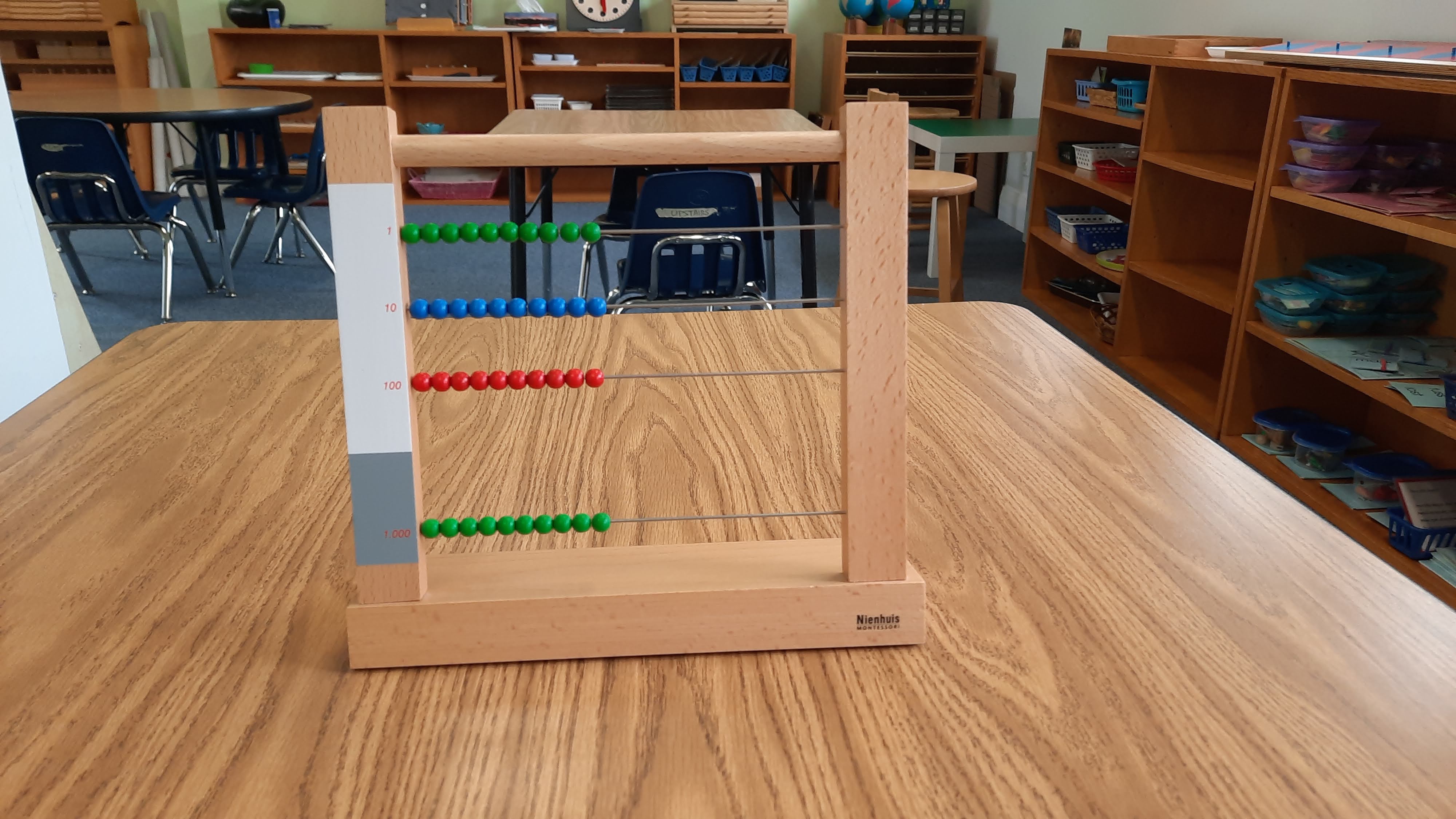 montessori magic Math Materials The Small Bead Frame Operations