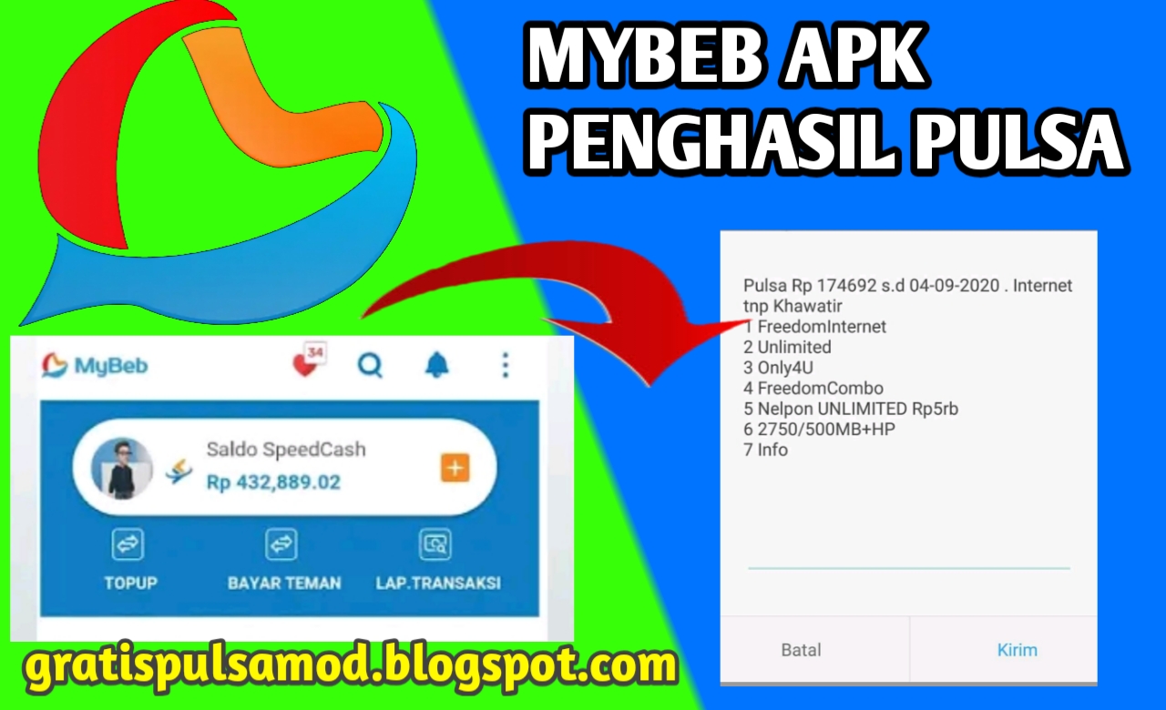 Mybeb Apk Mod Aplikasi Penghasil Pulsa Dan Gopay Terbukti Membayar 2020 Gratis Pulsa Mod