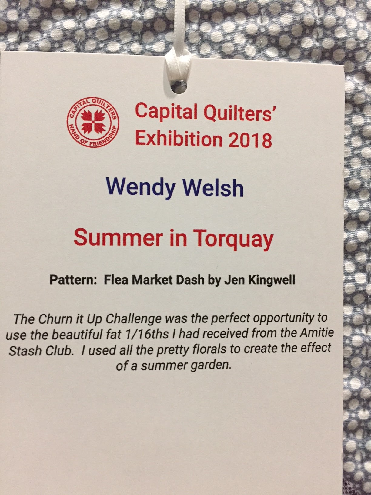 Wendy's Quilts and More Quilt Stories (also known as Artist's Statements)
