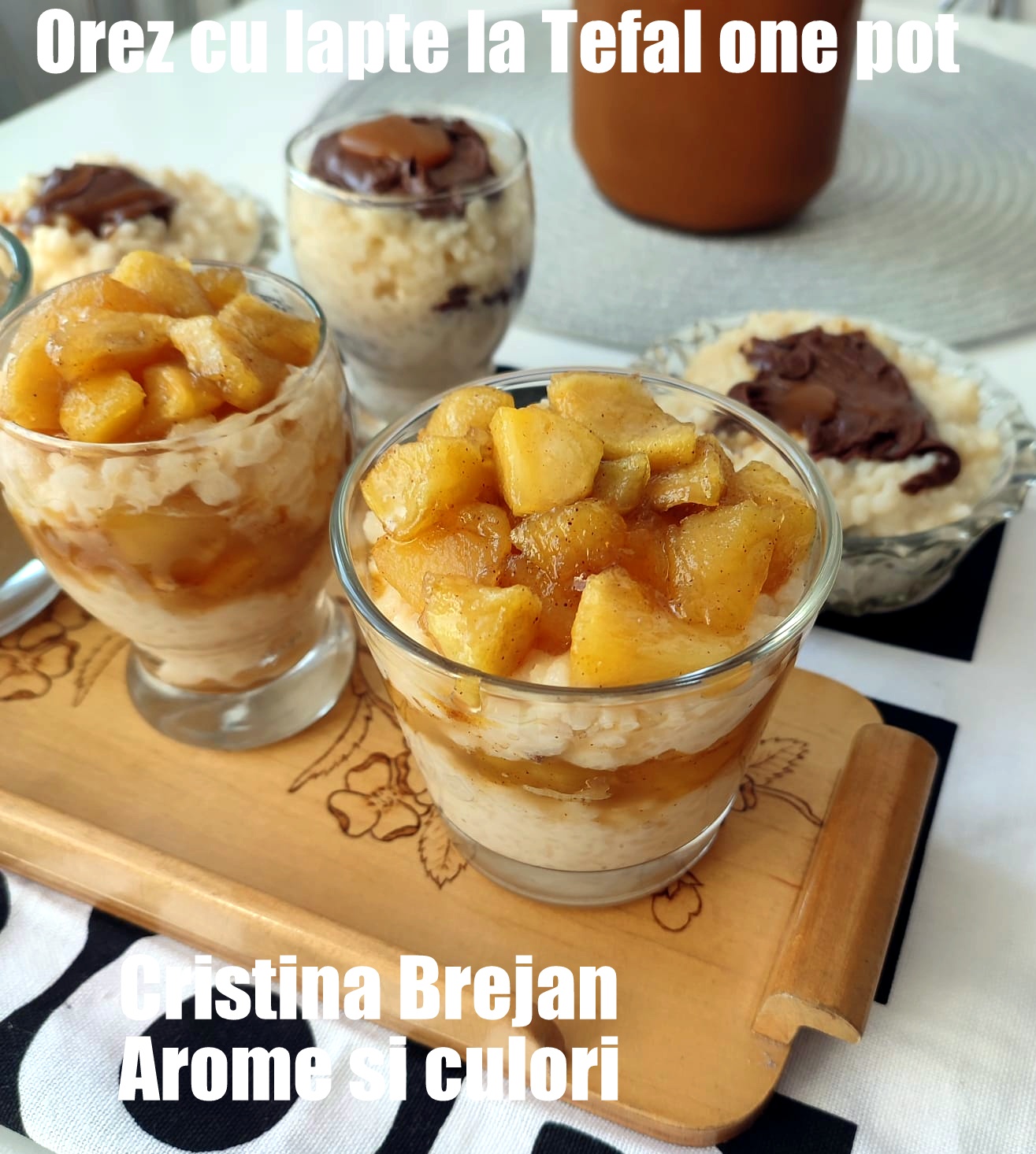 Arome si culori Orez cu lapte la Tefal one pot