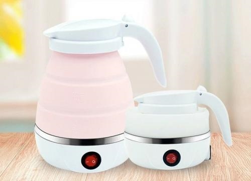 Ấm đun nước gấp gọn du lịch 600ml