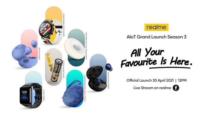 Realme will be making a Season 3 Grand Launch for all your favourite AiOT!